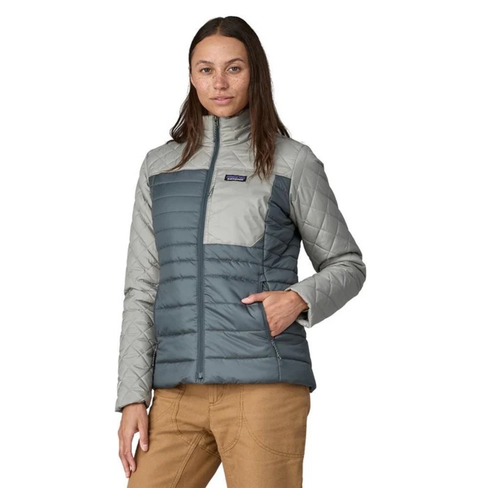 Patagonia Women's Radalie Two-Tone Gray Puffer Jacket